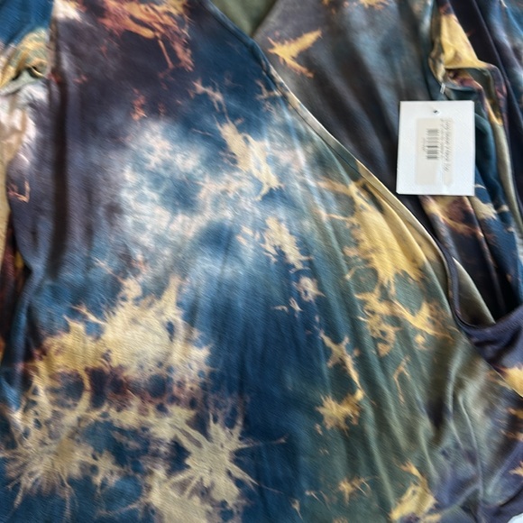 Veronica M Multicolor Tie-Dye Blouse - Picture 9 of 15